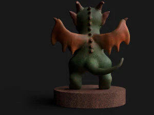 K&uuml;&ccedil;&uuml;k ejderha 3D Model