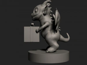 K&uuml;&ccedil;&uuml;k ejderha 3D Model