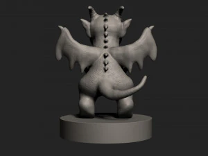 K&uuml;&ccedil;&uuml;k ejderha 3D Model