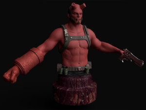 Hellboy Modello 3D