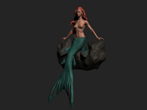 Deniz kızı 3D Model