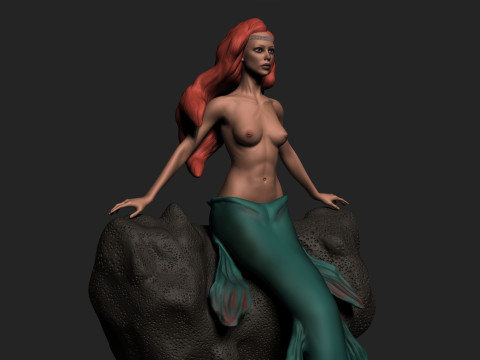 Mermaid 3D Model