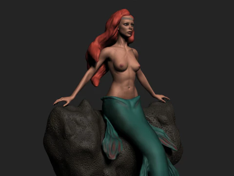 Deniz kızı 3D Model