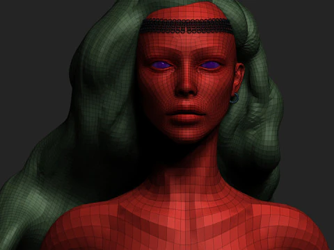 Deniz kızı 3D Model