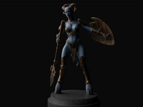 Draenei in zbrush Modello 3D