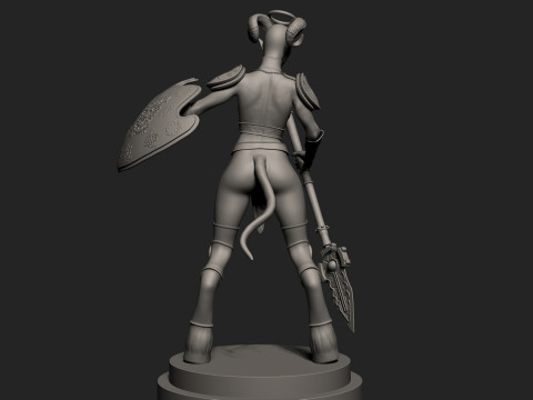 Draenei in zbrush 3D Model