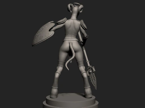 Draenei in zbrush 3D Model