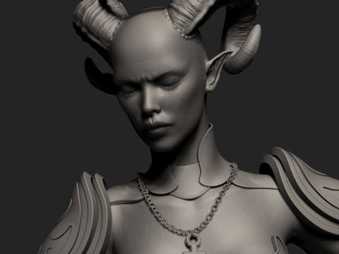 Draenei in zbrush 3D Model