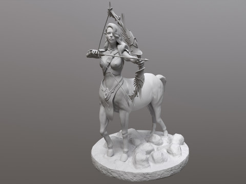 Elf centaur girl 3D Модель