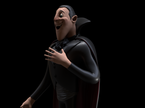 Dracula form hotel transilvanya Model 3D
