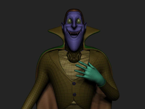Dracula form hotel transilvanya 3D Model