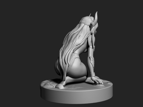 Night elf girl Modello 3D