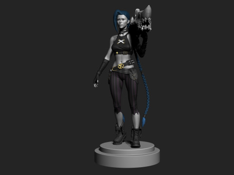 Jinx z Arcane Model 3D