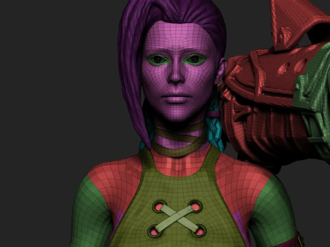Jinx from arcane 3D Model