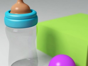 baby bottle 3D Модель