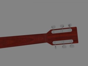acoustic guitar 3Dモデル