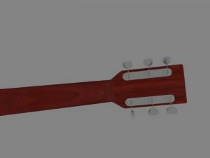 acoustic guitar 3D Model