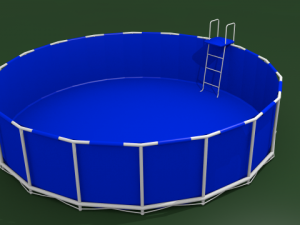 outdoor swimming pool 3Dモデル