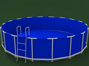 outdoor swimming pool 3D Model