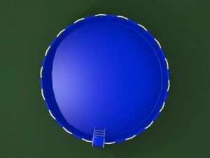 outdoor swimming pool 3D Model