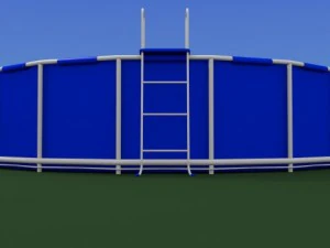 outdoor swimming pool 3D Model
