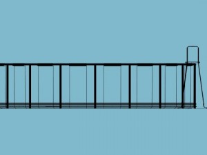 outdoor swimming pool Modelo 3D