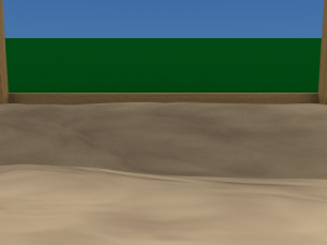 tree house with slide and sandbox Modèle 3D