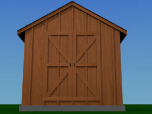 garden shed 3D Model