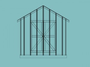 garden shed 3Dモデル