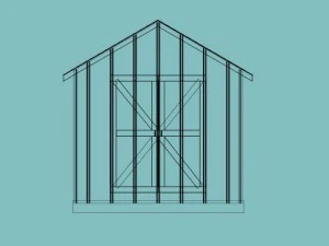 garden shed 3D Model