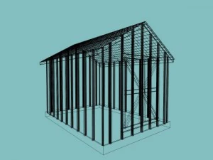 garden shed 3D Model
