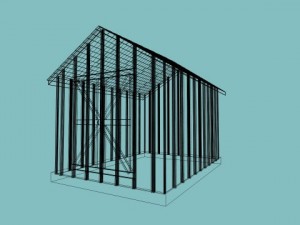 garden shed 3Dモデル
