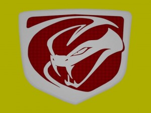 srt viper logo Modello 3D