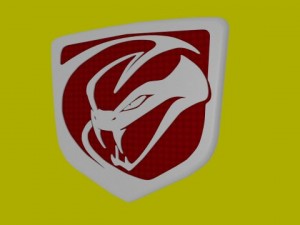 srt viper logo 3Dモデル