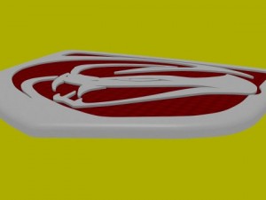 srt viper logo 3Dモデル
