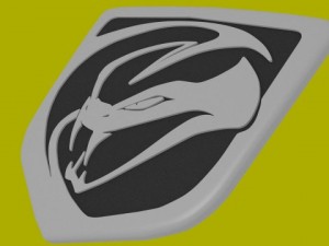 srt viper logo 3Dモデル