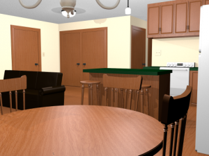 small apartment Model 3D