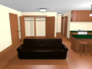 small apartment 3D Model