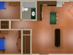 small apartment 3D Model
