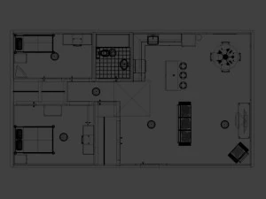 small apartment 3D Model