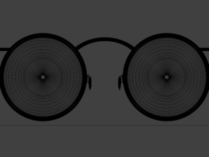 vintage glasses Model 3D