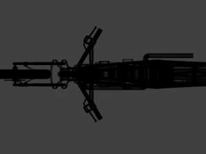 old school chopper 3D Model