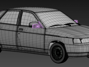 3d lada 2112 3Dモデル