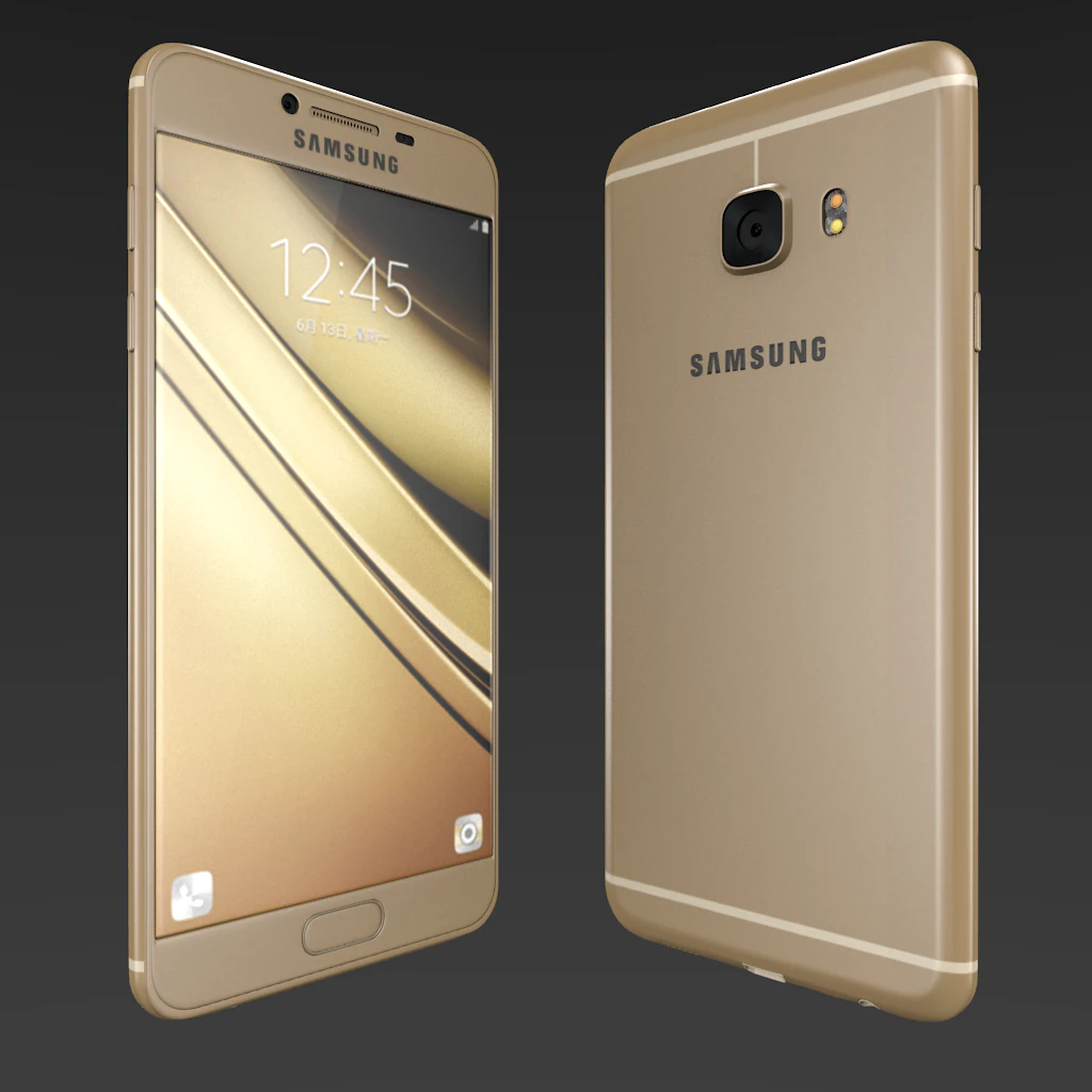 samsung galaxy c5 3D Model .c4d .max .obj .3ds .fbx .stl .blend 