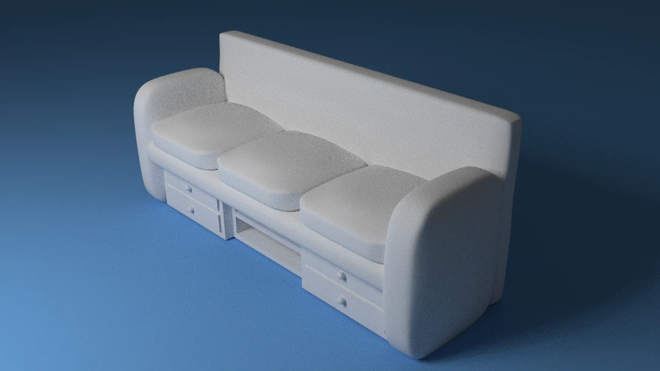 sofa  drawer 3D Model .c4d .max .obj .3ds .fbx .stl .blend 