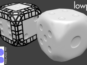 dice Modello 3D