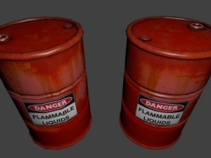 metal barrel 3D Model