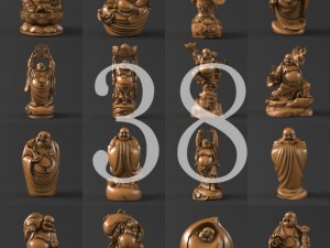 38 maitreya buddha Model 3D