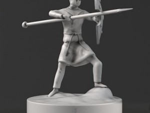 100 myth and ancient people sculpture collection 3 Model 3D