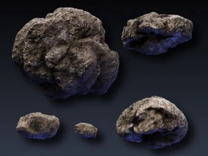 collezione di rocce 01 Modello 3D